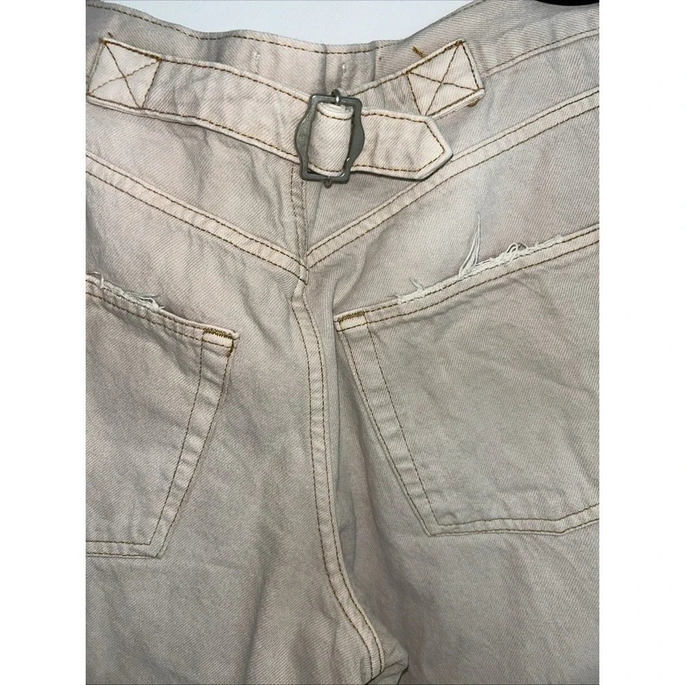BDG Urban Outfitters 28W 32L Women's Baggy Cargo Pants Light Tan Wide Leg‎